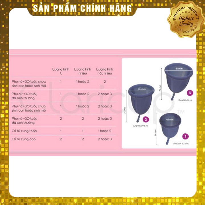 Bộ cốc nguyệt san tặng kèm cốc tiệt trùng và túi vải - ảnh sản phẩm 5