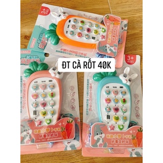 ĐỒ CHƠI ĐIỆN THOẠI CÀ RỐT CÓ NHẠC Cho bé