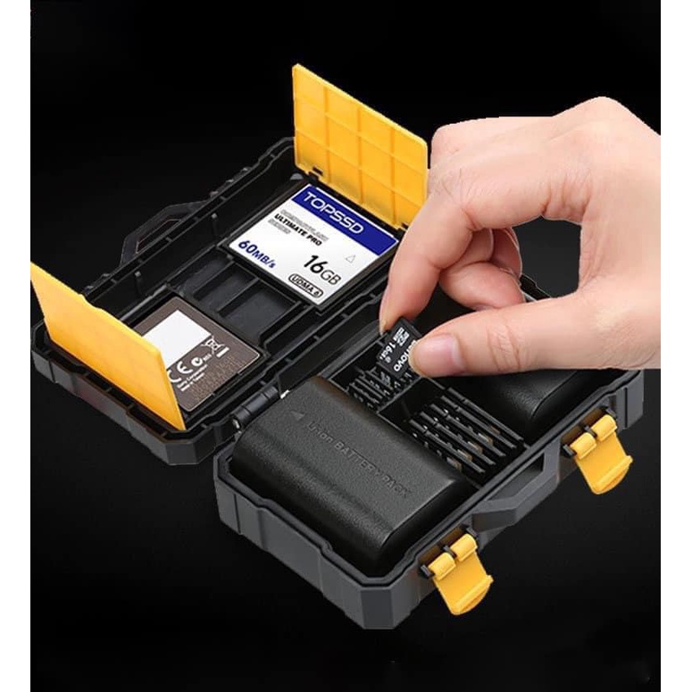 HỘP ĐỰNG PIN VÀ THẺ NHỚ MÁY ẢNH FB-SCB08/ CHỐNG SỐC, CHỐNG NƯỚC.....