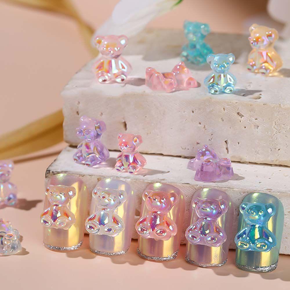 Hộp Phụ Kiện Trang Trí Móng Tay 3D Lấp Lánh