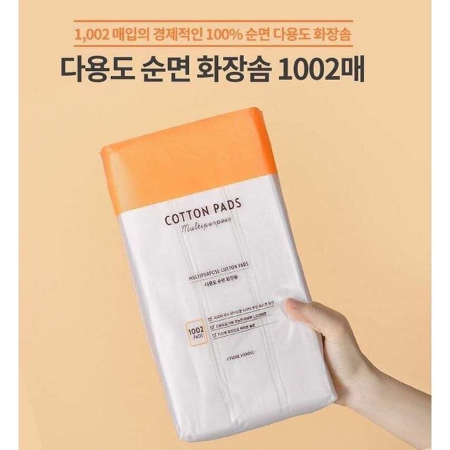 Bông Tẩy Trang Etude House Cotton Pads 1002 miếng