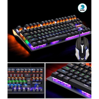 Bàn phím cơ Game thủ Midio CK87 CK104 LED