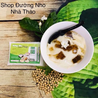 Cb 100g đường nho Pháp+100g Gelatin Pháp, hạnh nhân,sương sáo, rau câu, túi lọc