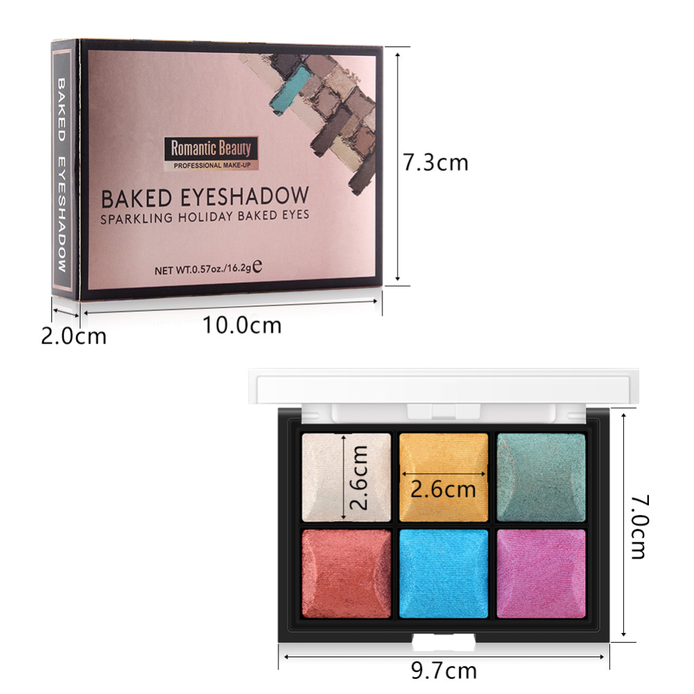 Bảng phấn mắt 6 màu sắc hiệu ứng lì/ ánh ngọc trai tự nhiên PHOERA
 | BigBuy360 - bigbuy360.vn