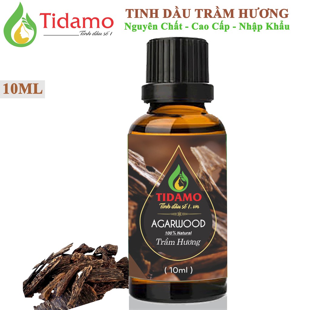 TINH DẦU TRẦM HƯƠNG 10ml - Tinh Dầu Xông Thơm Phòng Tốt Cho Sức Khỏe Chính Hãng TIDAMO