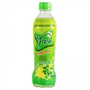 Nước khoáng Quang Hanh Chanh muối Fresh NEW 2023 , Chai 355 ml