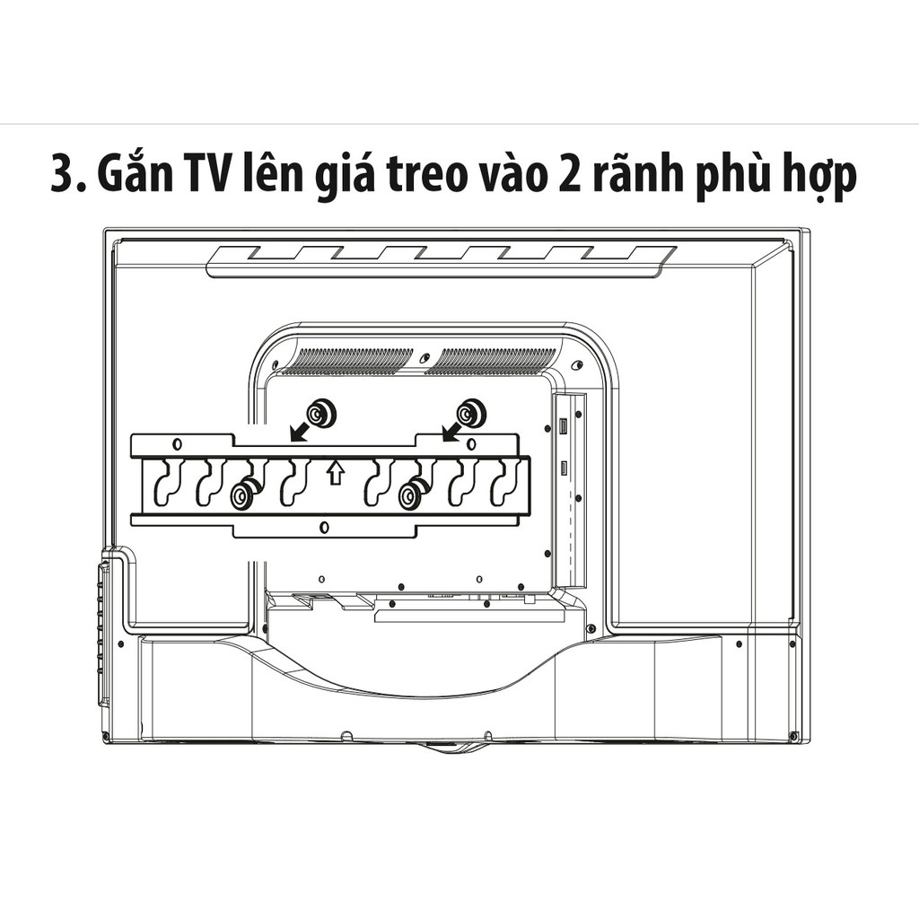 Giá treo Tivi thông minh đa năng M18 24 - 60 inch