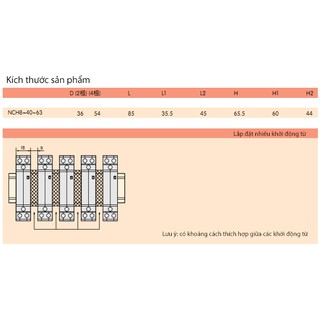 Khởi động từ 1 pha CHINT NCH8