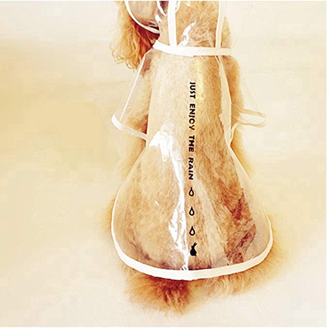 Áo mưa trong suốt thời trang cho thú cưng