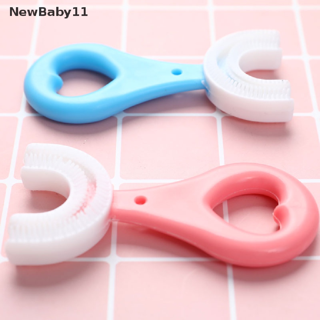 Bàn Chải Đánh Răng Silicone Hình Chữ U Cho Bé