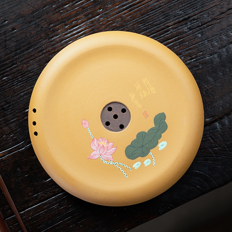 Thuyền Trà Dưỡng Ấm Tử Sa Đường Kính 19.5 cm