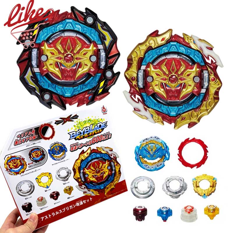 Bộ Con Quay Beyblade Burst B-188 Astral Spriggan B188 B184 Blue LR Launcher Beylauncher Beyblade Bur