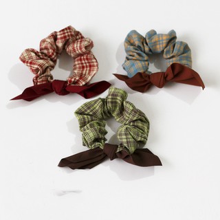  INS Scrunchies Dây buộc tóc hoa