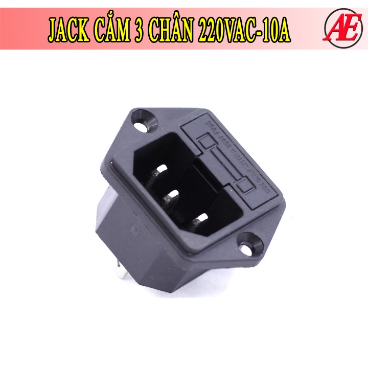Jack Cắm 3 Chân 220VAC-10A