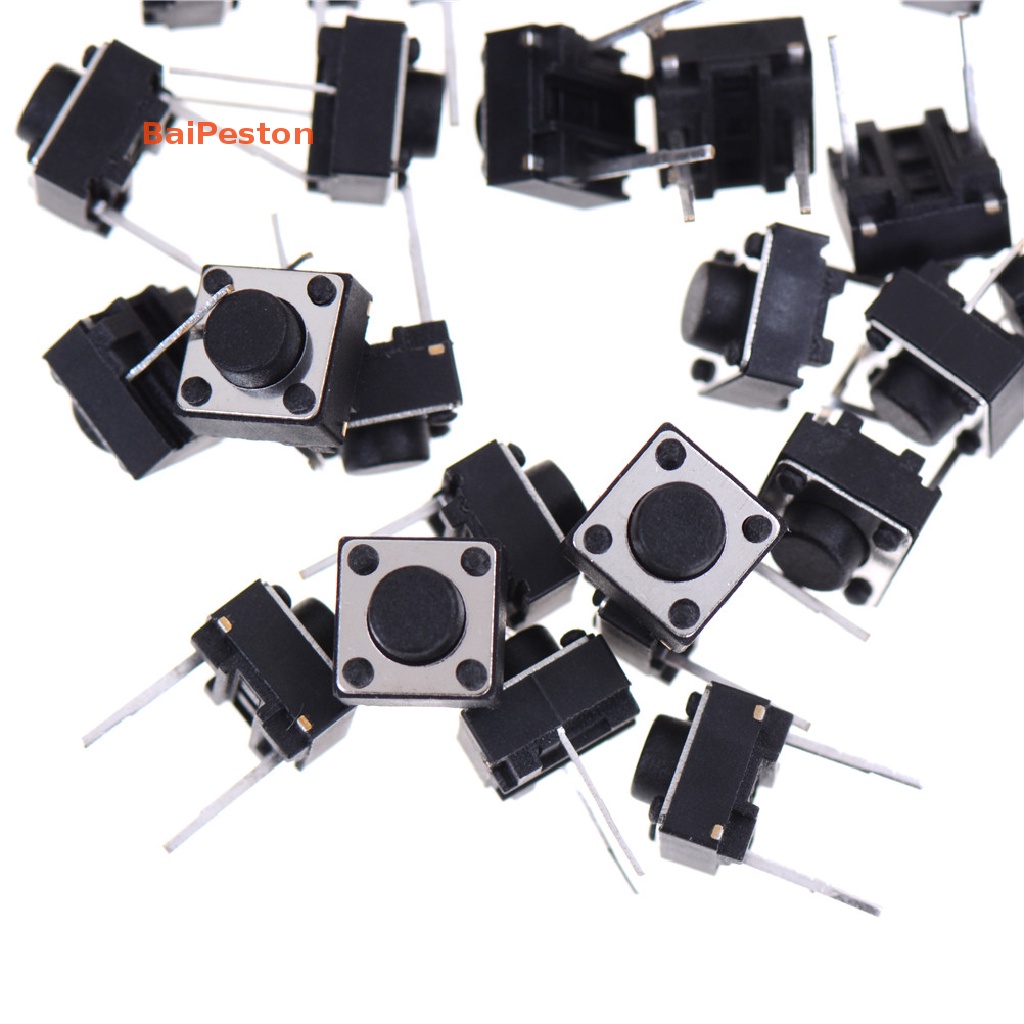 Set 100 Công Tắc Nhấn 2 Chốt 6X6X5mm