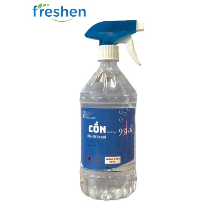 Cồn 90 độ - xịt rửa tay kháng khuẩn chai 500 ml - 1000ml