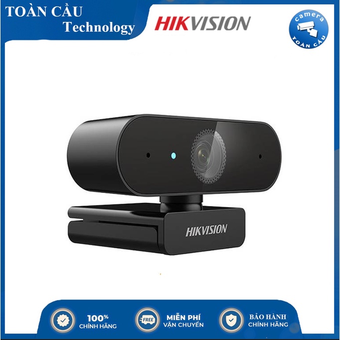 Webcam Học online Hikvision DS-U320- Hình Ảnh Chất Lượng Cao, Micro Tích Hợp Âm Thanh Rõ Ràng, Kết Nối USB 2.0