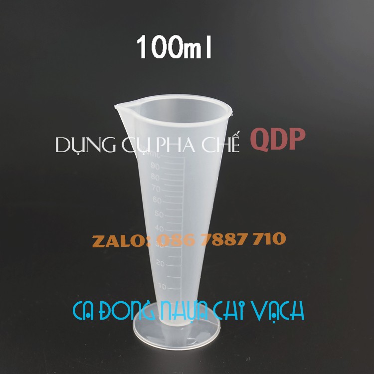 Ca đong nhựa chia vạch 50ml - 100ml - 250ml - 500ml - 1 lít Ly Đong Chia Vạch Định Lượng chất liệu nhựa chịu nhiệt