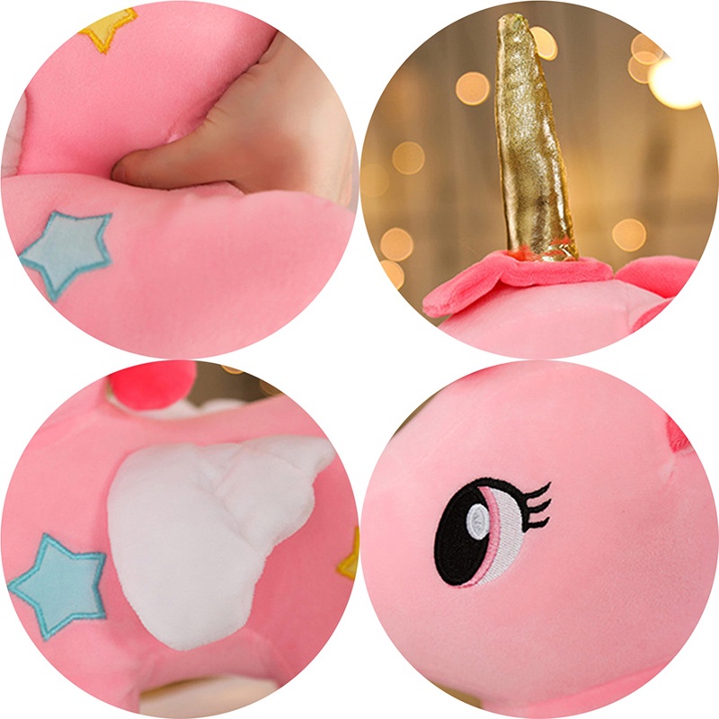 Đồ chơi nhồi bông Hình Kỳ Lân Trái Tim Dễ Thương 10/20cm