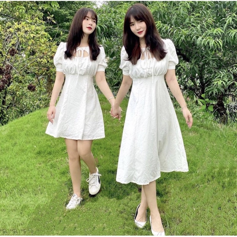 SANES DRESS ( Đầm ôm body buộc nơ ngực )