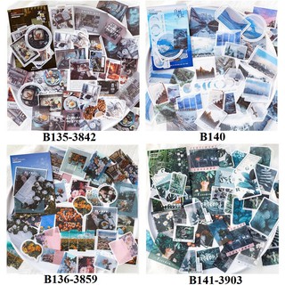 Hình dán trang trí Mo Card 40 miếng