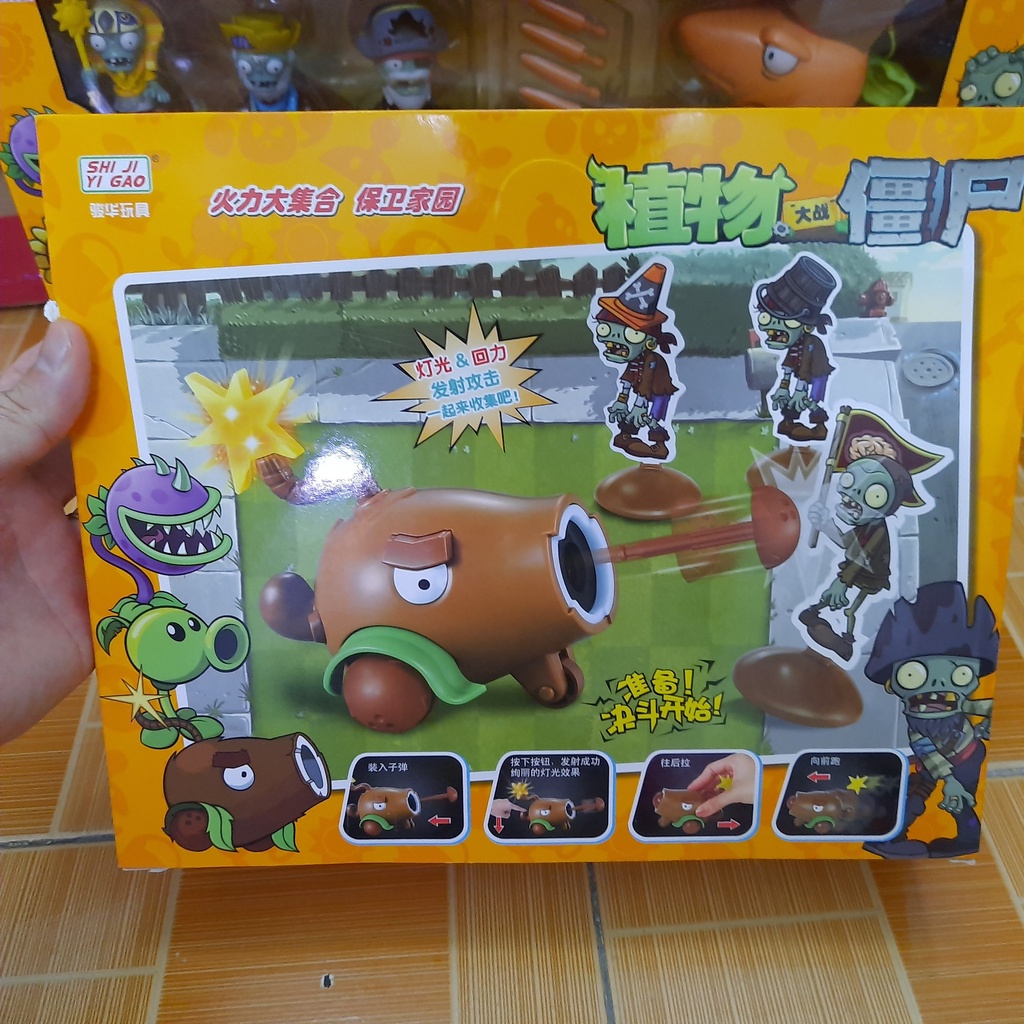 Đồ chơi Plants vs Zombies mô hình xe Coconut cannon đồ chơi trẻ em