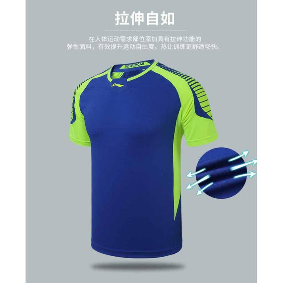 6/6 new hot Áo cầu lông Lining AAYL035 - Sale lẻ size ,, 🏸  ་