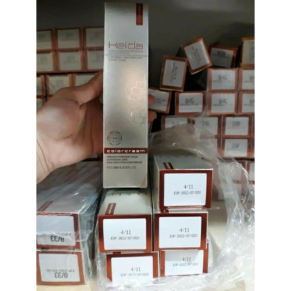 Màu nhuộm tóc Helida gồm 56 mã màu