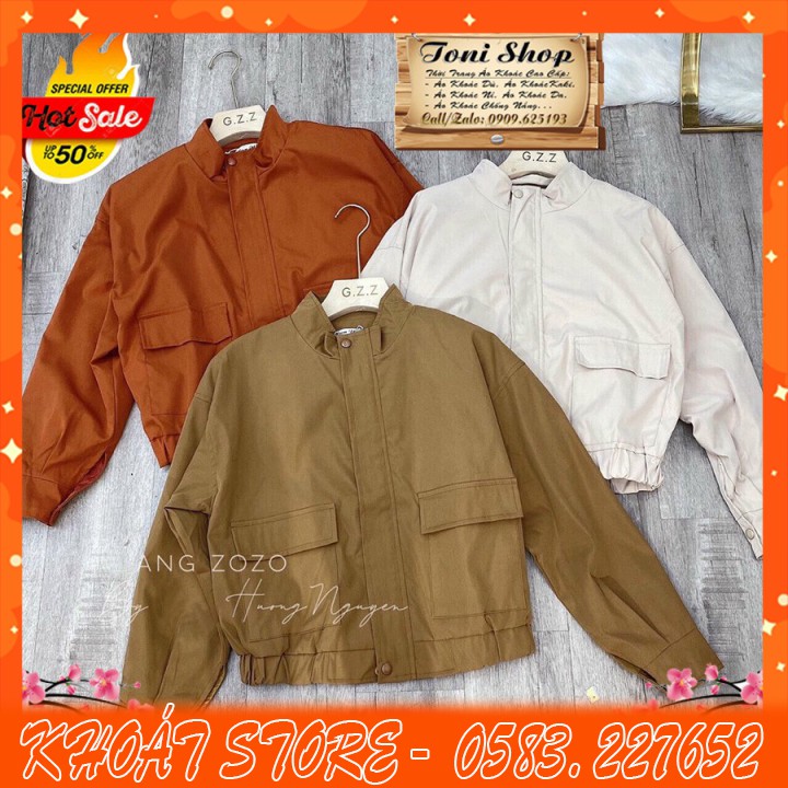 ÁO KHOÁC KAKI Túi Hộp 2 Lớp (M650 - Kèm Video Ảnh Thật) (KHOÁT STORE) | BigBuy360 - bigbuy360.vn