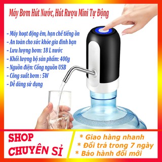Máy bơm hút nước, hút rượu mini tự động từ bình | Vòi hút xăng bơm rượu tự động