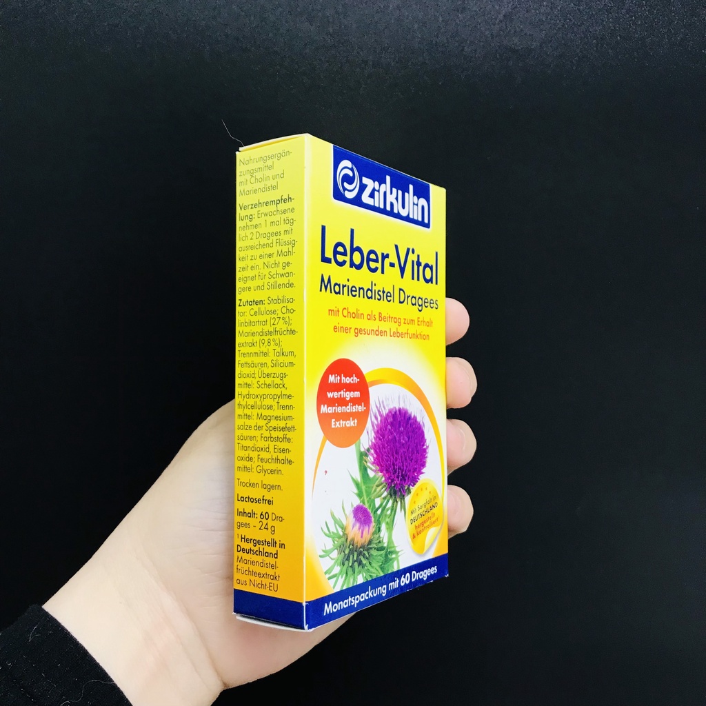 Leber- Vital –Viên uống Bổ Gan Zirkulin Leber Vital Mariendistel Dragees