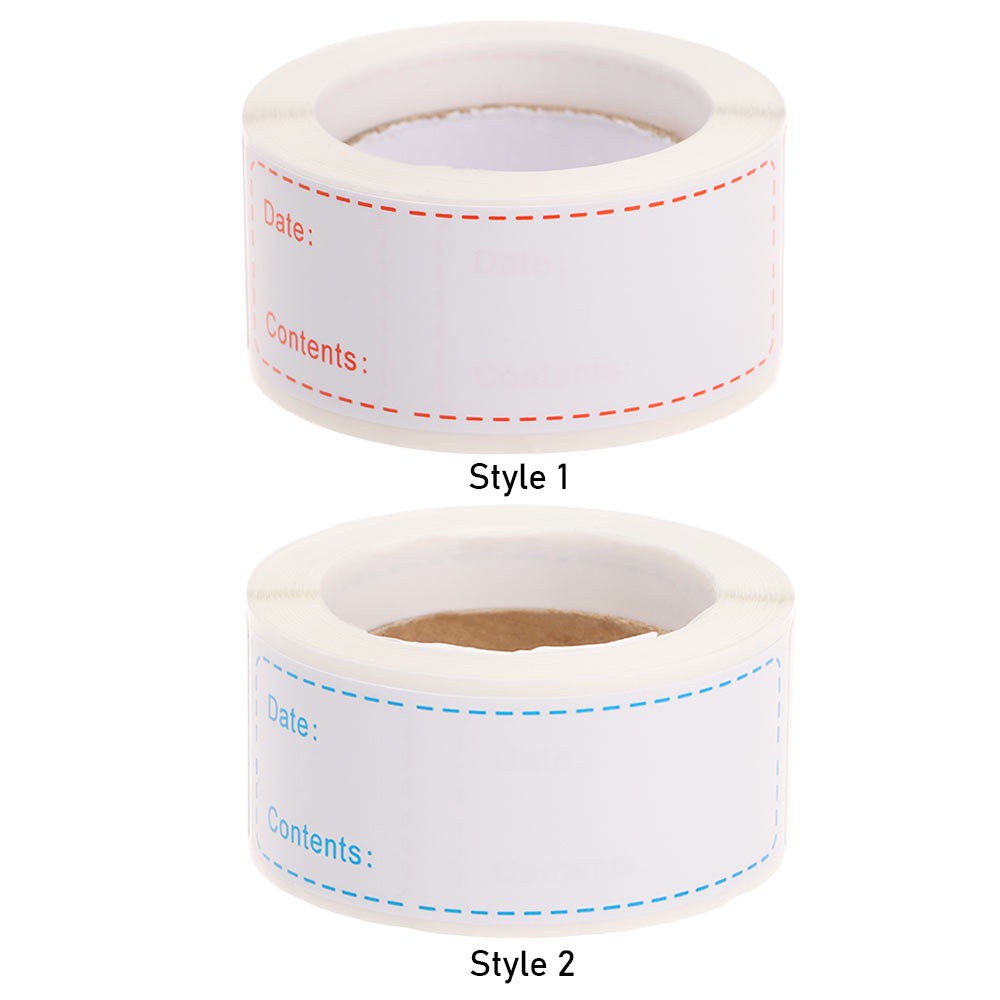 Nhãn Dán Chống Nước Tự Dính Cho Hộp Đựng Thức Ăn Trong Tủ Lạnh