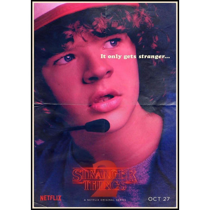 Áp Phích Dán Tường Trang Trí Hình Phim Stranger Things Season 1 2 3 4