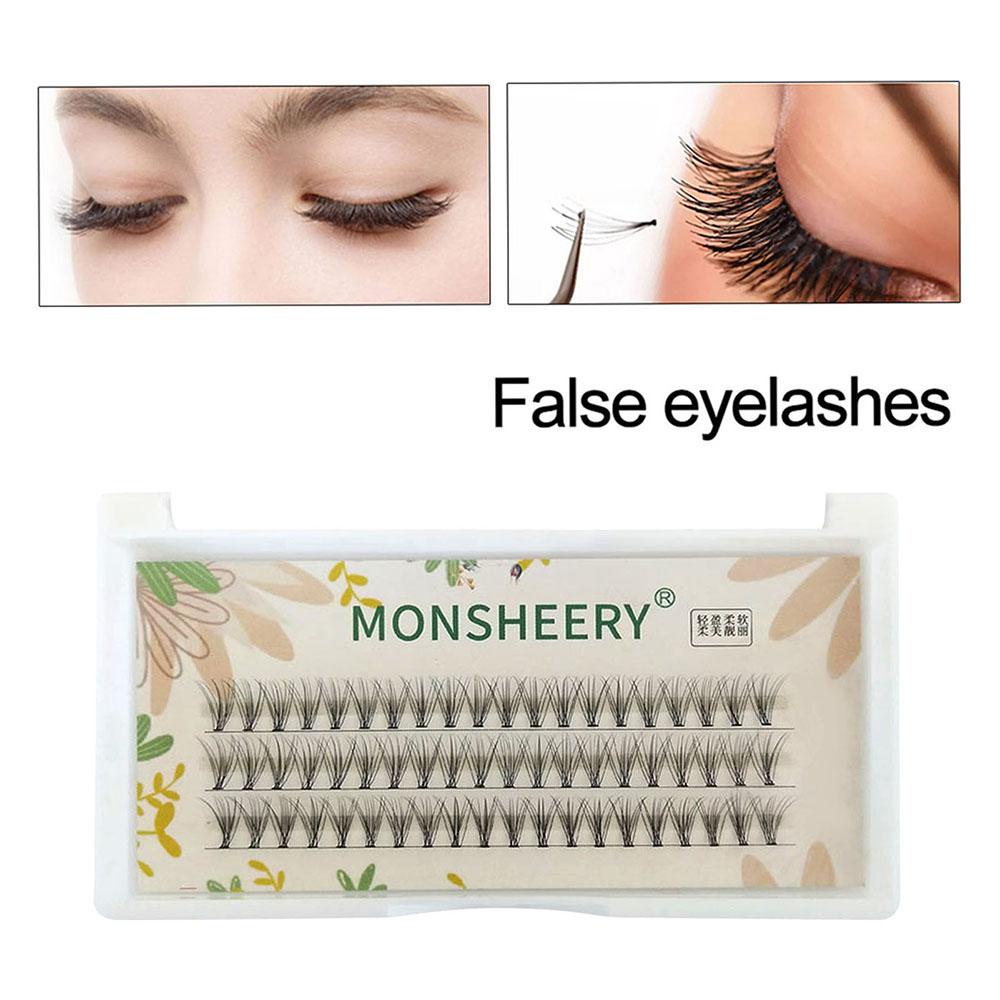 OCEANMAP Set 60 / 10 Cụm Lông Mi Giả Bằng Sợi Lông Chồn Uốn Cong Mi