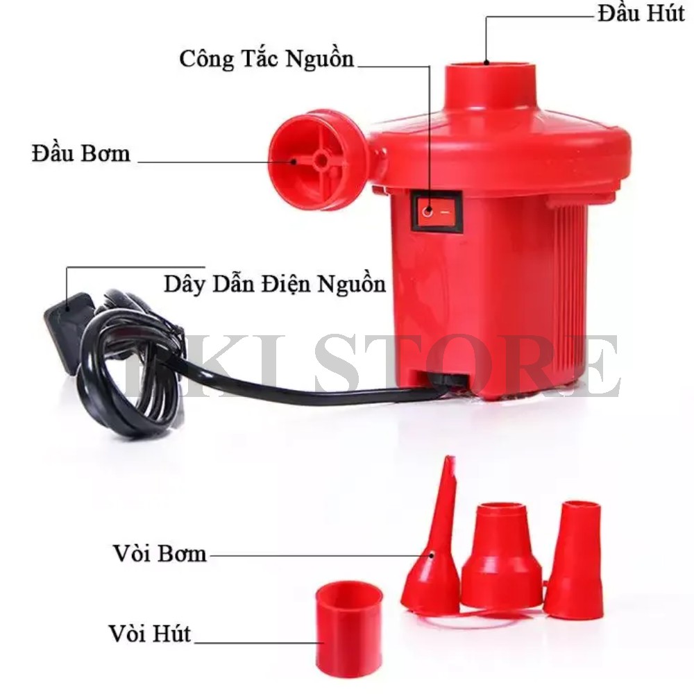 Bơm Điện 2 Chiều Mini WENBO Hút Chân Không Và Thổi Sạch Bụi Bẩn Đa Năng - MAYBOMDIEN