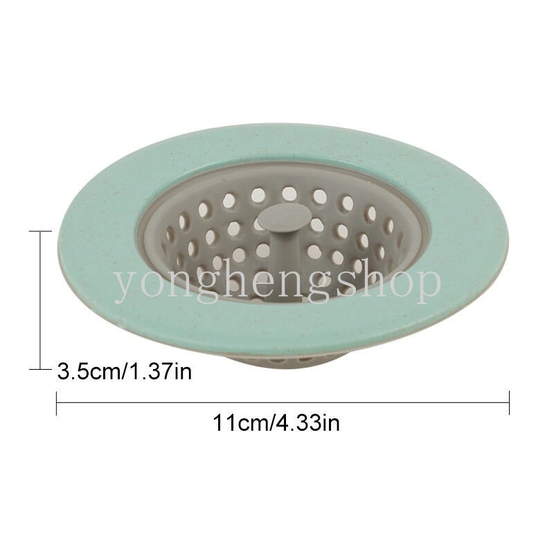 Nắp Silicone Lọc Rác Chống Tắc Nghẽn Ống Thoát Nước Nhà Tắm/Nhà Bếp