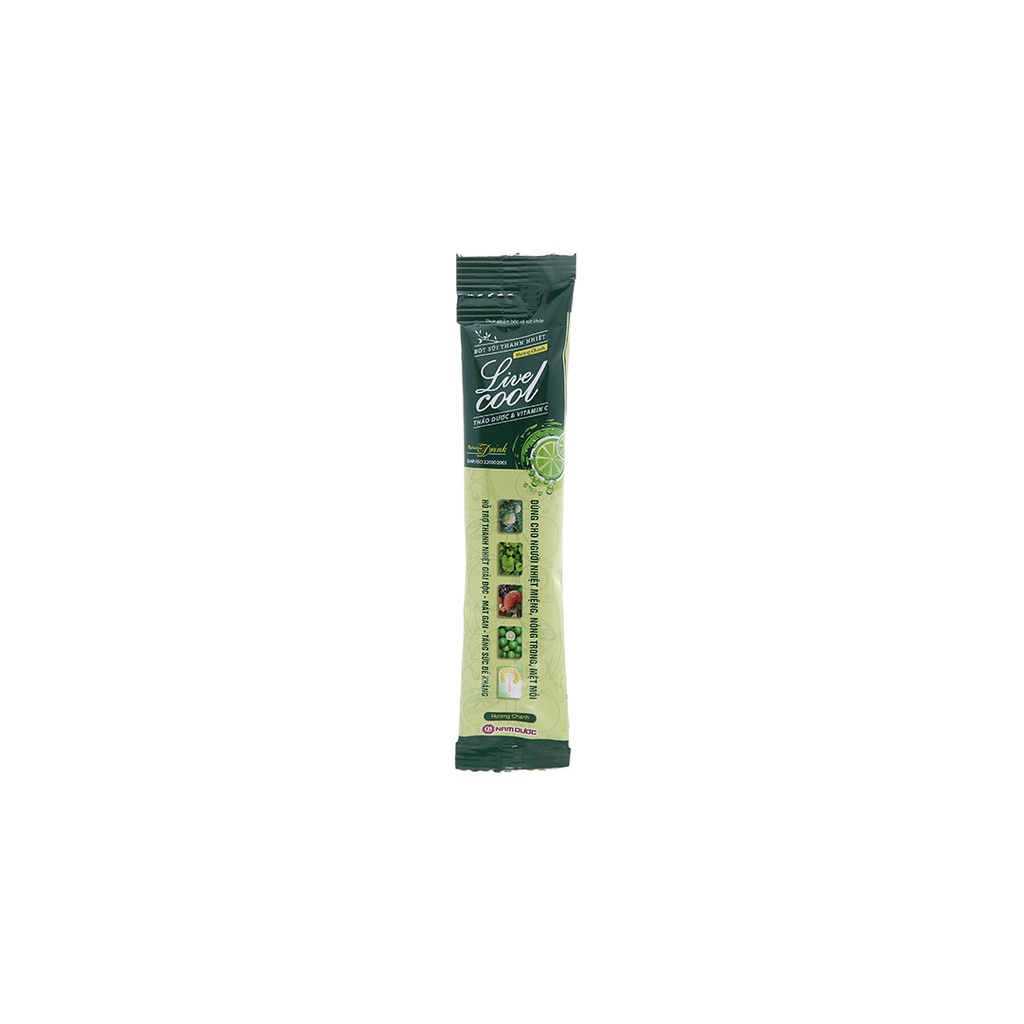 Livecool Nam Dược - Bột sủi thanh nhiệt  - hương chanh