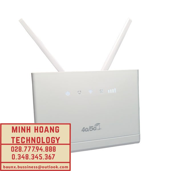 Bộ Phát Wifi 3G 4G CPE RS980 – 300Mb – Kết nối 30 user -Hỗ Trợ 2 Cổng LAN/WAN