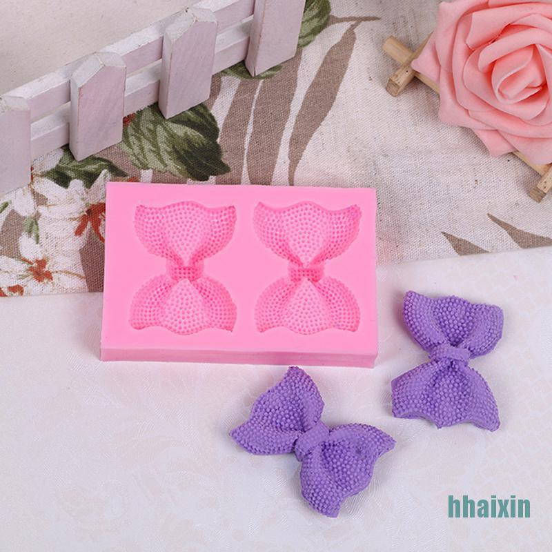 Khuôn Silicone Tạo Hình Trang Trí Bánh Kem Hình Nơ