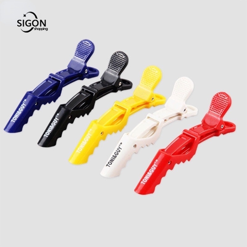 Kẹp tóc cá sấu dài dùng nhuộm tóc không in hằn dấu vết