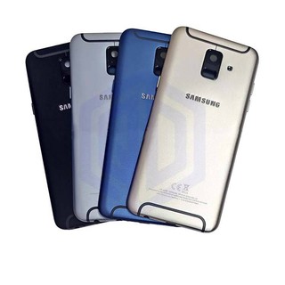 Bộ vỏ + khay sim samsung a600 - a6 2018 zin
