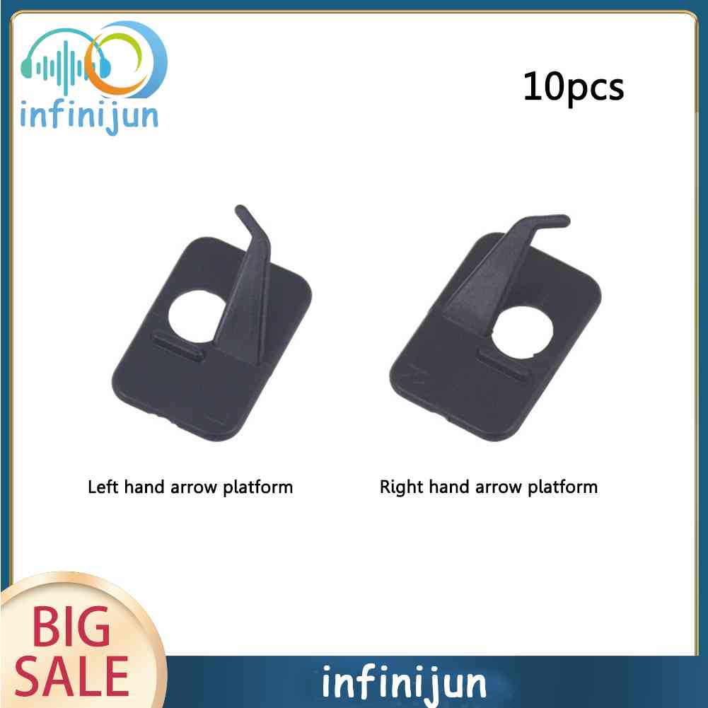 Set 10 Đệm Tự Dính Bằng Nhựa Cho Cung Tên Trái / Phải