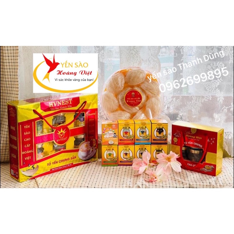 sét 6 hũ yến sào Hoàng Việt-30% yến tự nhiên-yến sào Hoàng Việt-khánh hoà | BigBuy360 - bigbuy360.vn