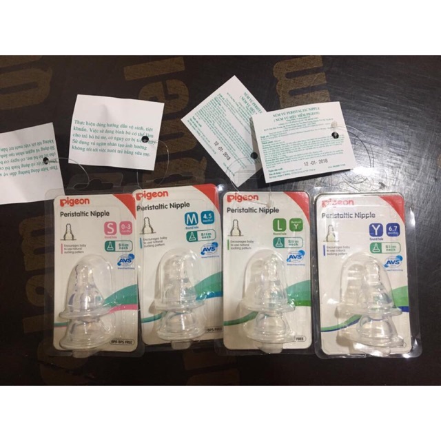 Set 100 núm Pigeon cổ hẹp