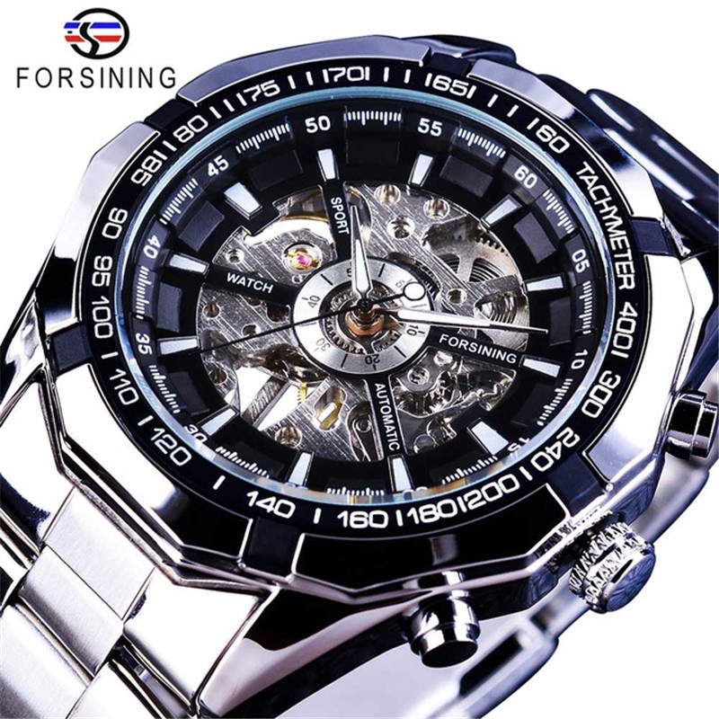 Đồng Hồ Cơ Nam Tự Động Automatic Chính Hãng Forsining TD4 Dây Kim Loại Cao Cấp Đẹp Giá Rẻ Thời Trang Sang Trọng