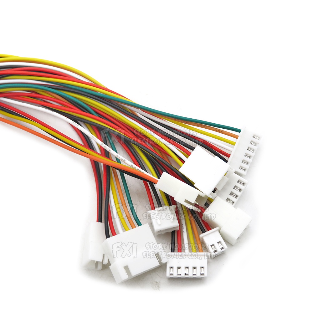 Đầu Nối Dây Cáp JST XH2.54mm 2P 3P 4P 5P 6P 7P 8P 2.54mm 2.54mm 20CM 26AWG