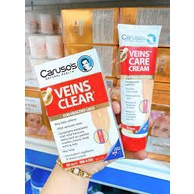 Kem Bôi Và Viên Uống Giãn Tĩnh Mạch Carusos Veins Care Cream Của Úc 75g / Hộp 60 Viên