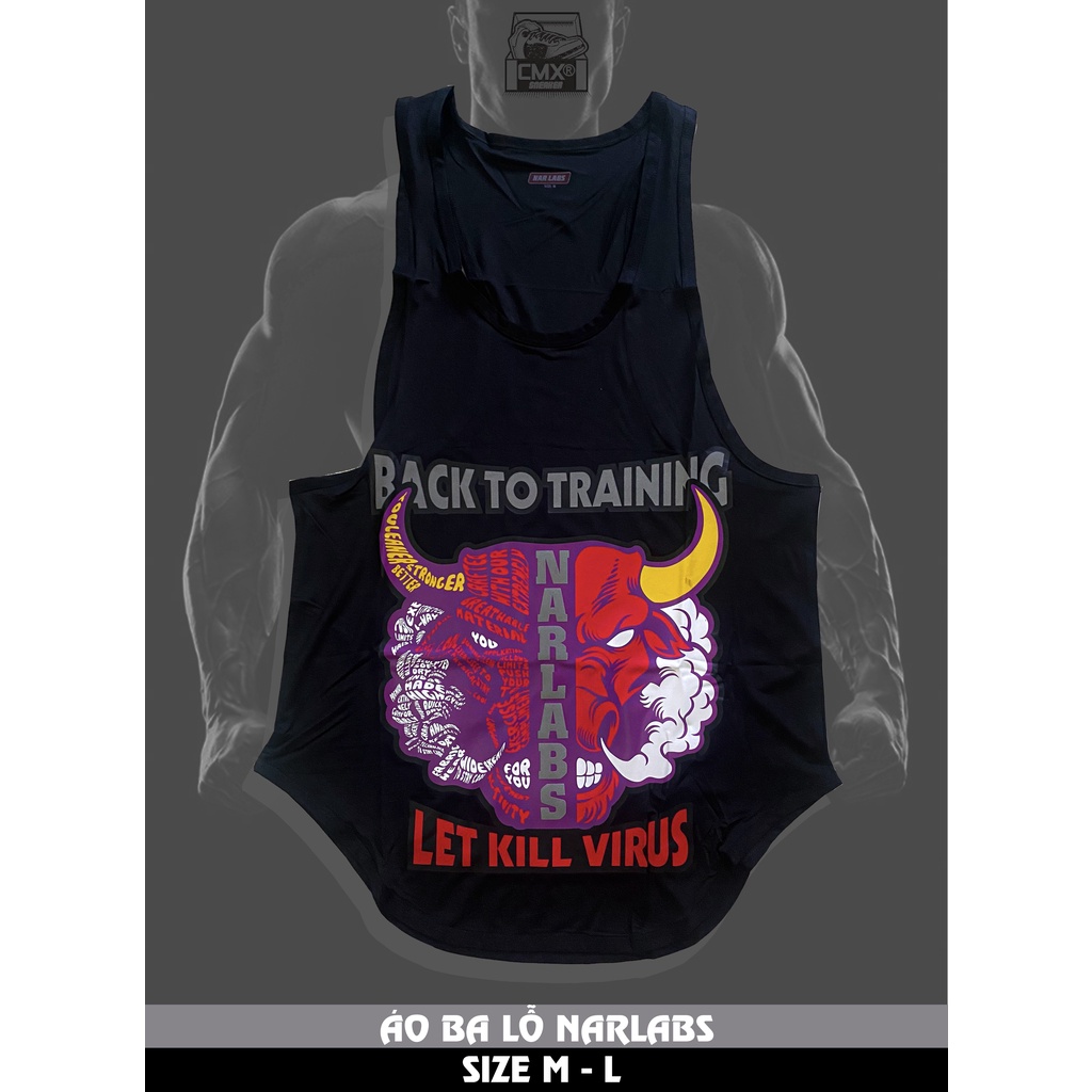 [ HÀNG CHÍNH HÃNG ] Áo Ba lỗ tập Gym Nar Labs Chính Hãng - REAL AUTHETIC 100%