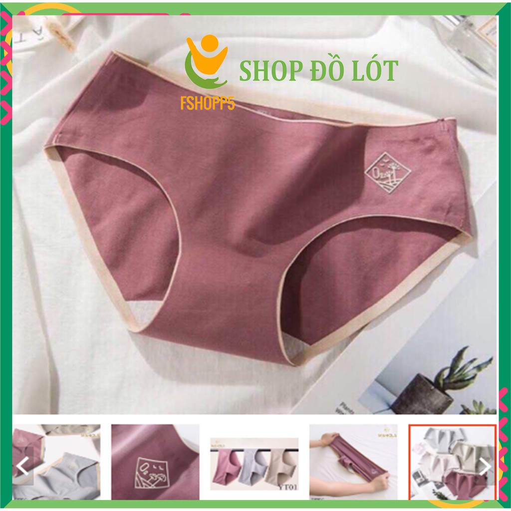 Quần lót nữ cao cấp không đường may kháng khuẩn 02 FSHOPP5 Quần chip xuất nhật vải cotton sexy khử mùi