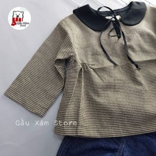 Áo babydol thu đông bé gái